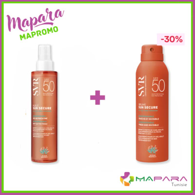 SVR Sun Secure Huile Sèche SPF50 200ml + Brume SPF50+ 200ml (-30%)