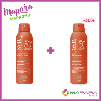 SVR Sun Secure Lait Crépitant SPF50+ 200ml + Brume SPF50+ 200ml (-30%)