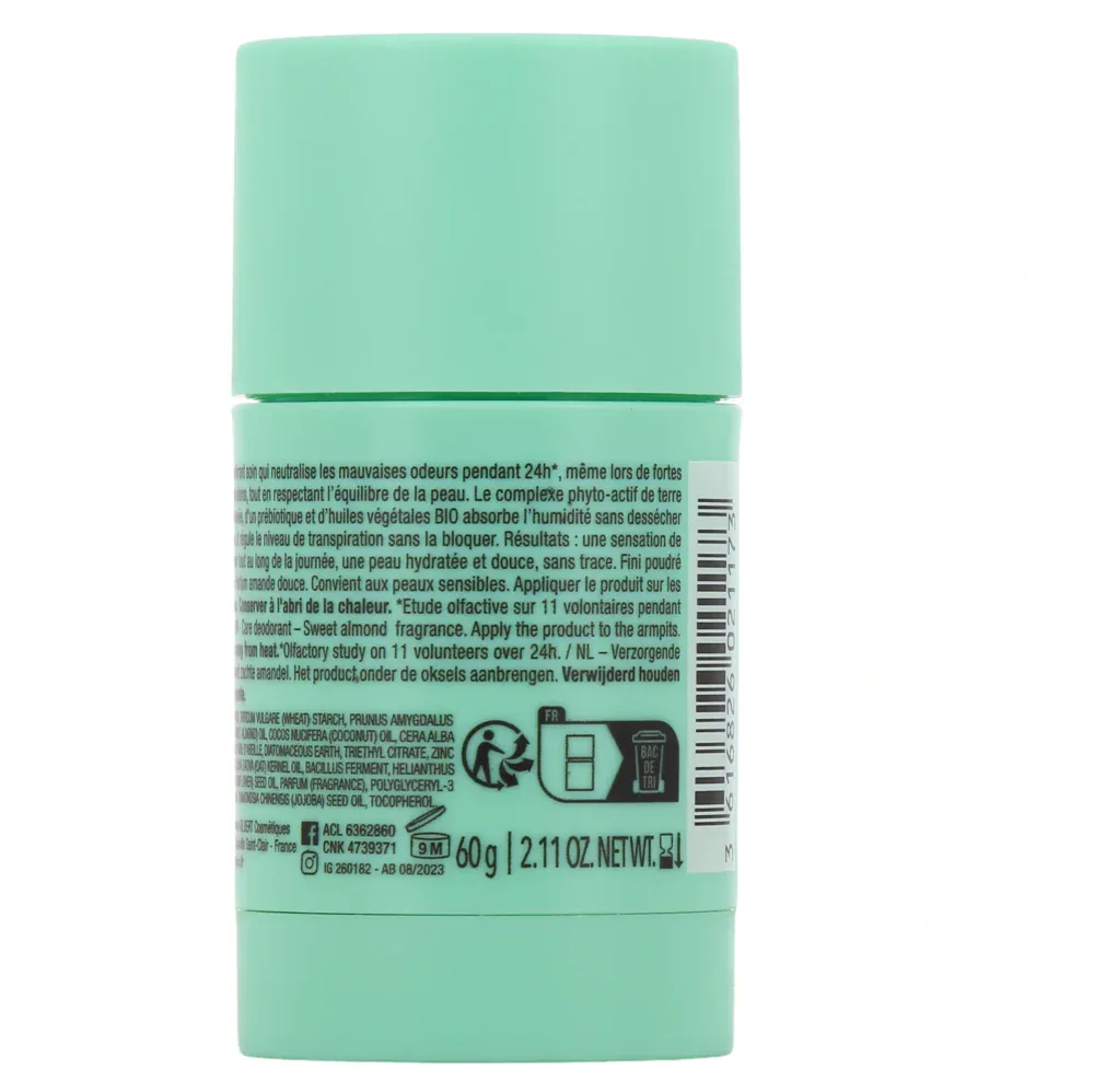 Laino déodorant soin 24h amande douce 60g