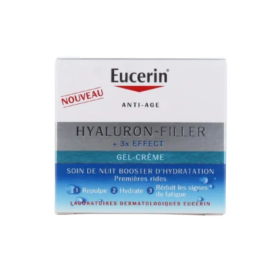 Eucerin Hyaluron Filler 3X Effect Gel Crème Nuit 50ml