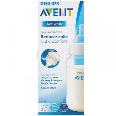 Avent biberon scf816/61 anti colique 330ml