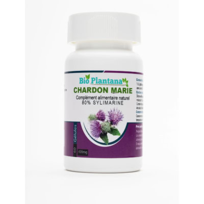 Bio Plantana Chardon Marie 60 Gélules