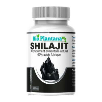 Bio Plantana Shilajit 60 Gélules