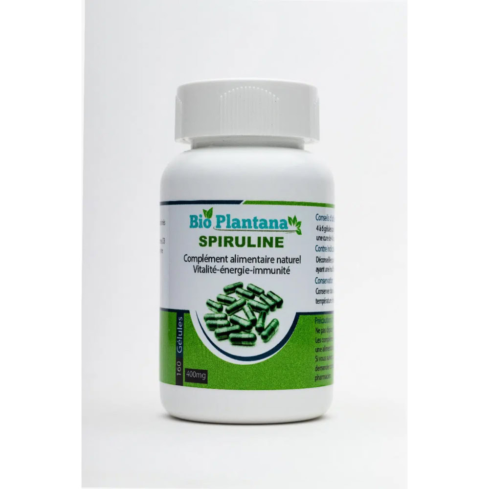 Bio plantana spiruline 160 gélules