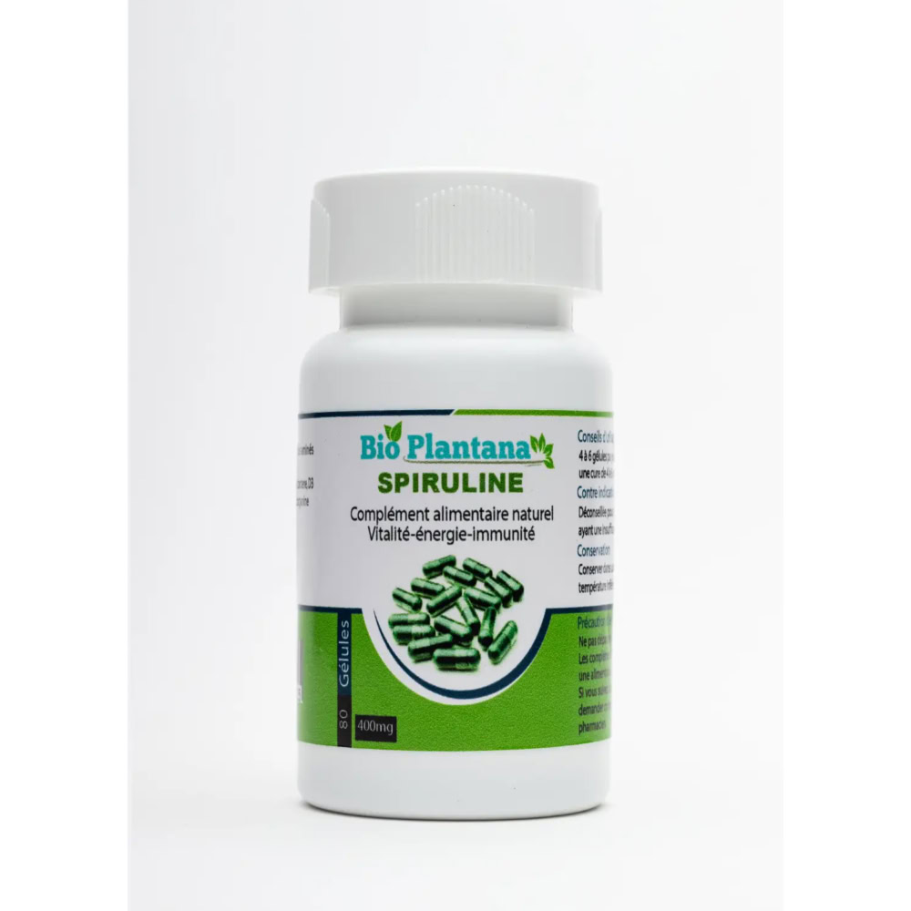 Bio plantana spiruline 80 gélules