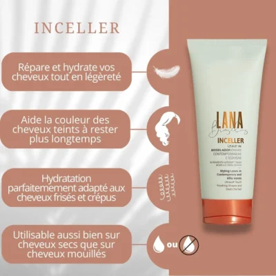 Inceller leave-in curl styler contemporain sans rinçage 200ml