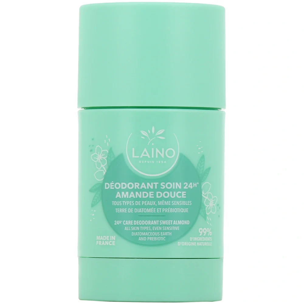 Laino déodorant soin 24h amande douce 60g