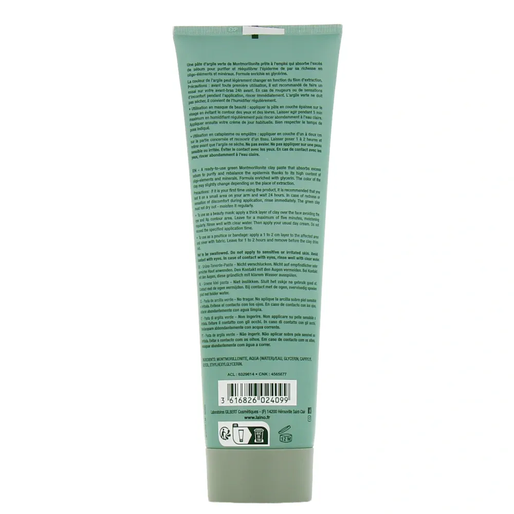 Laino pâte d'argile verte 350g