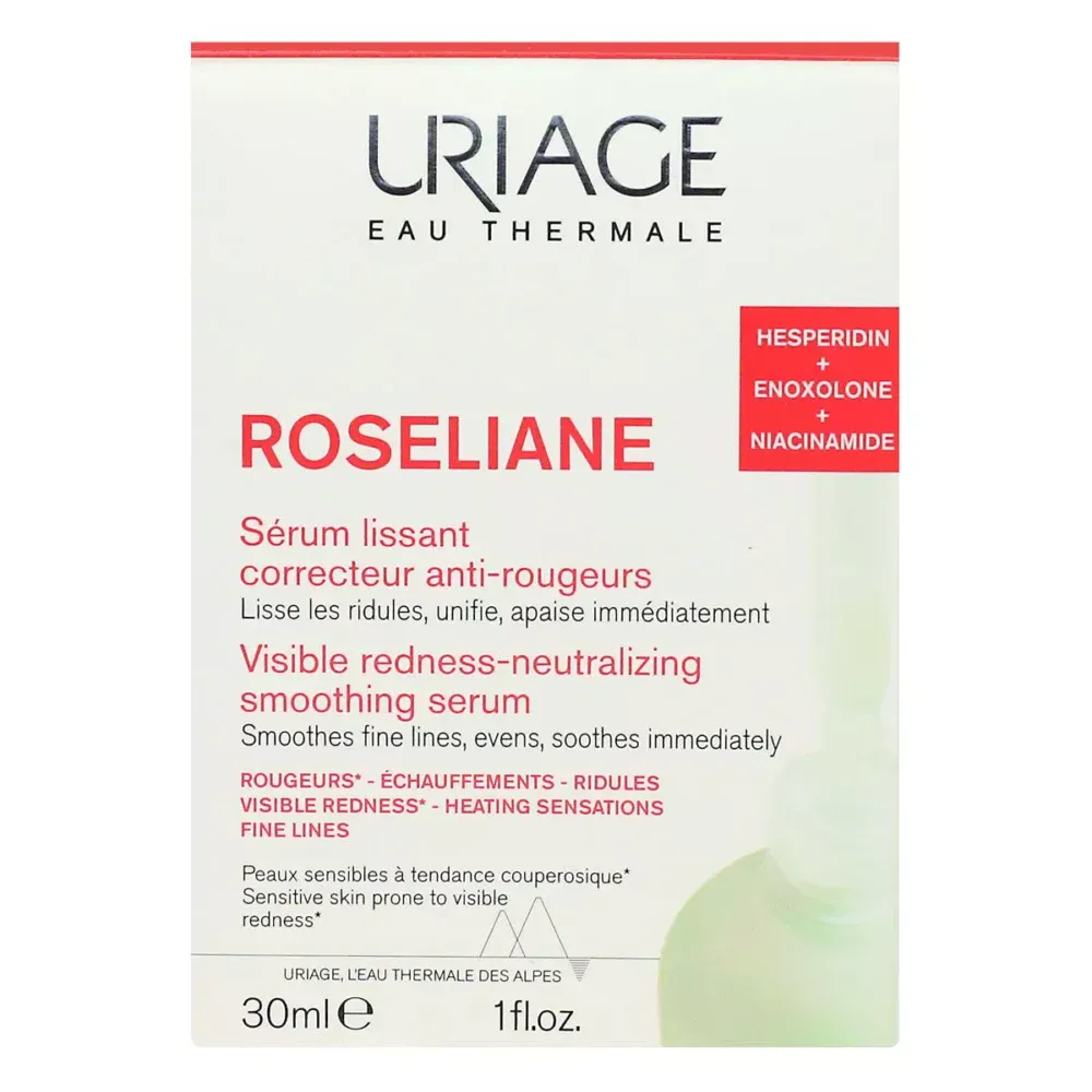 Uriage roséliane sérum lissant correcteur anti-rougeurs 30ml
