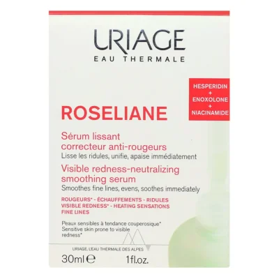 Uriage roséliane sérum lissant correcteur anti-rougeurs 30ml