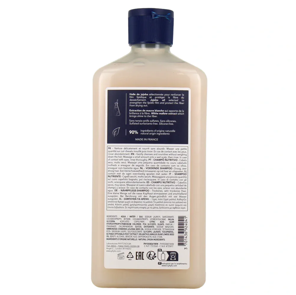 Phyto nutrition shampoing nourrissant 500ml