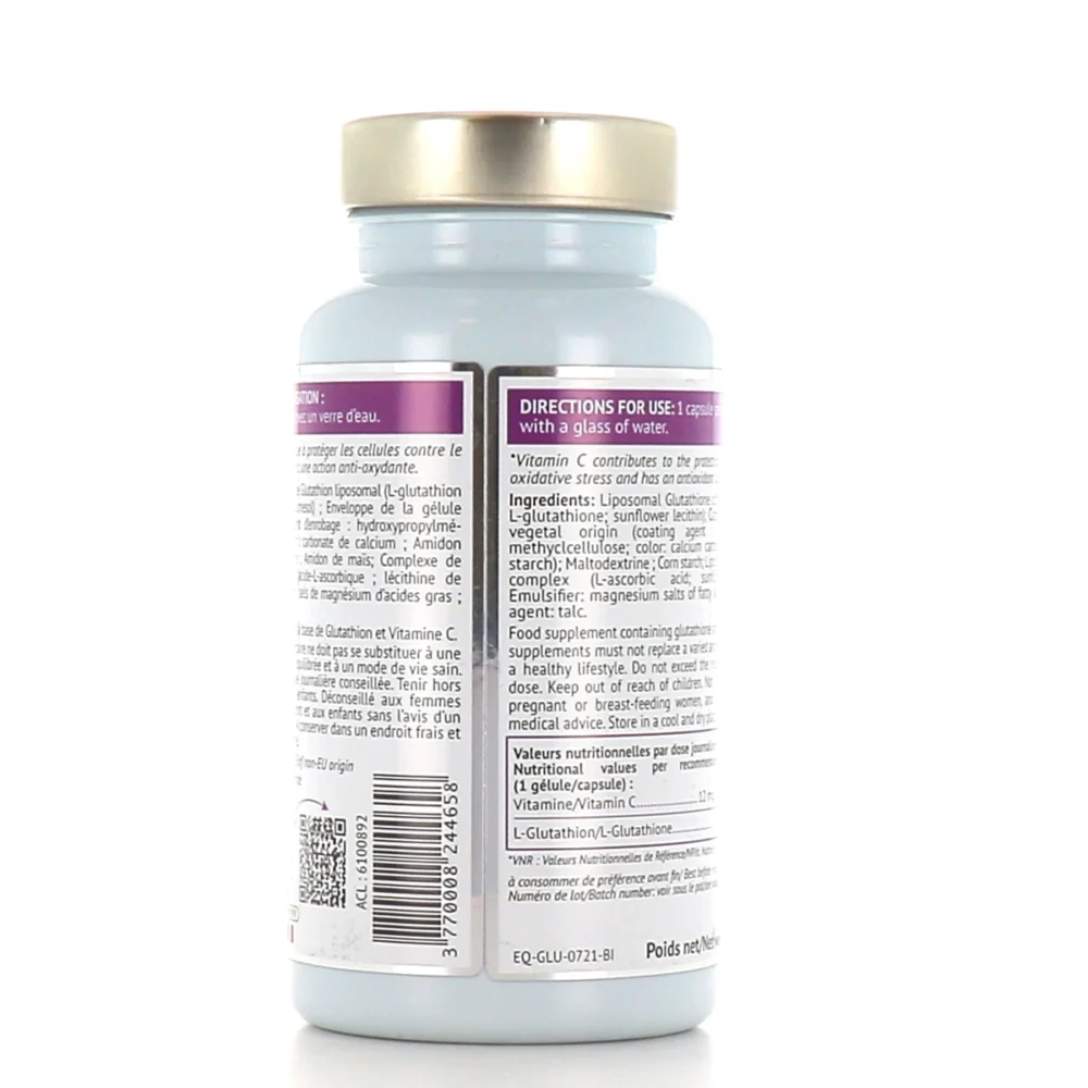 Biocyte glutathion liposomal 30 gélules