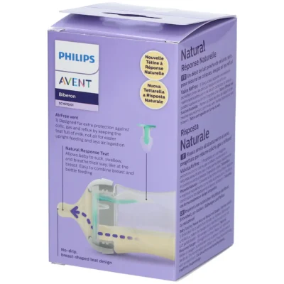 Avent natural response biberon valve airfree scy670/01 125ml Avent natural response biberon valve airfree scy670/01 125ml