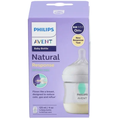 Avent natural response biberon valve airfree scy670/01 125ml Avent natural response biberon valve airfree scy670/01 125ml