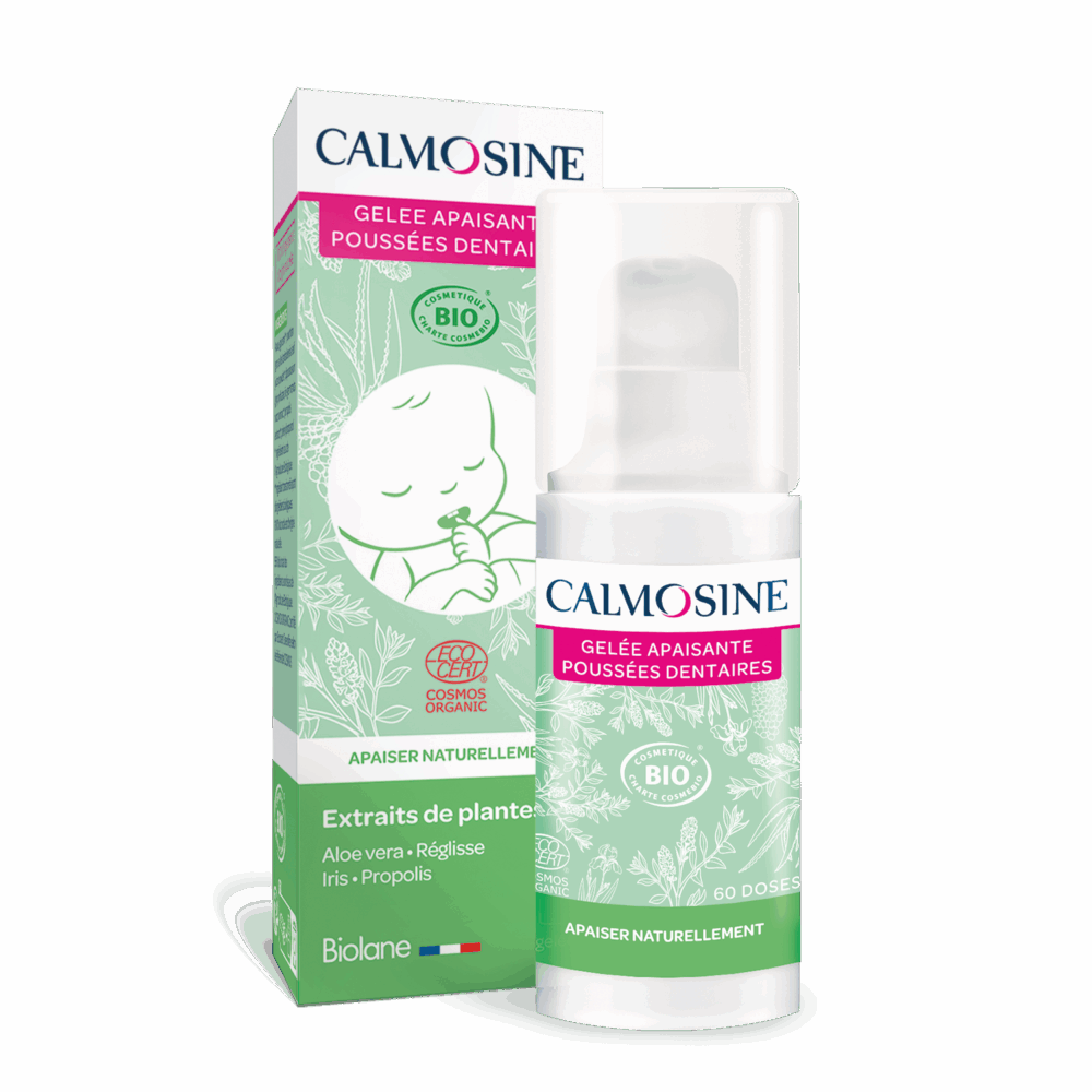 Calmosine gelée apaisante poussées dentaires bio 15ml