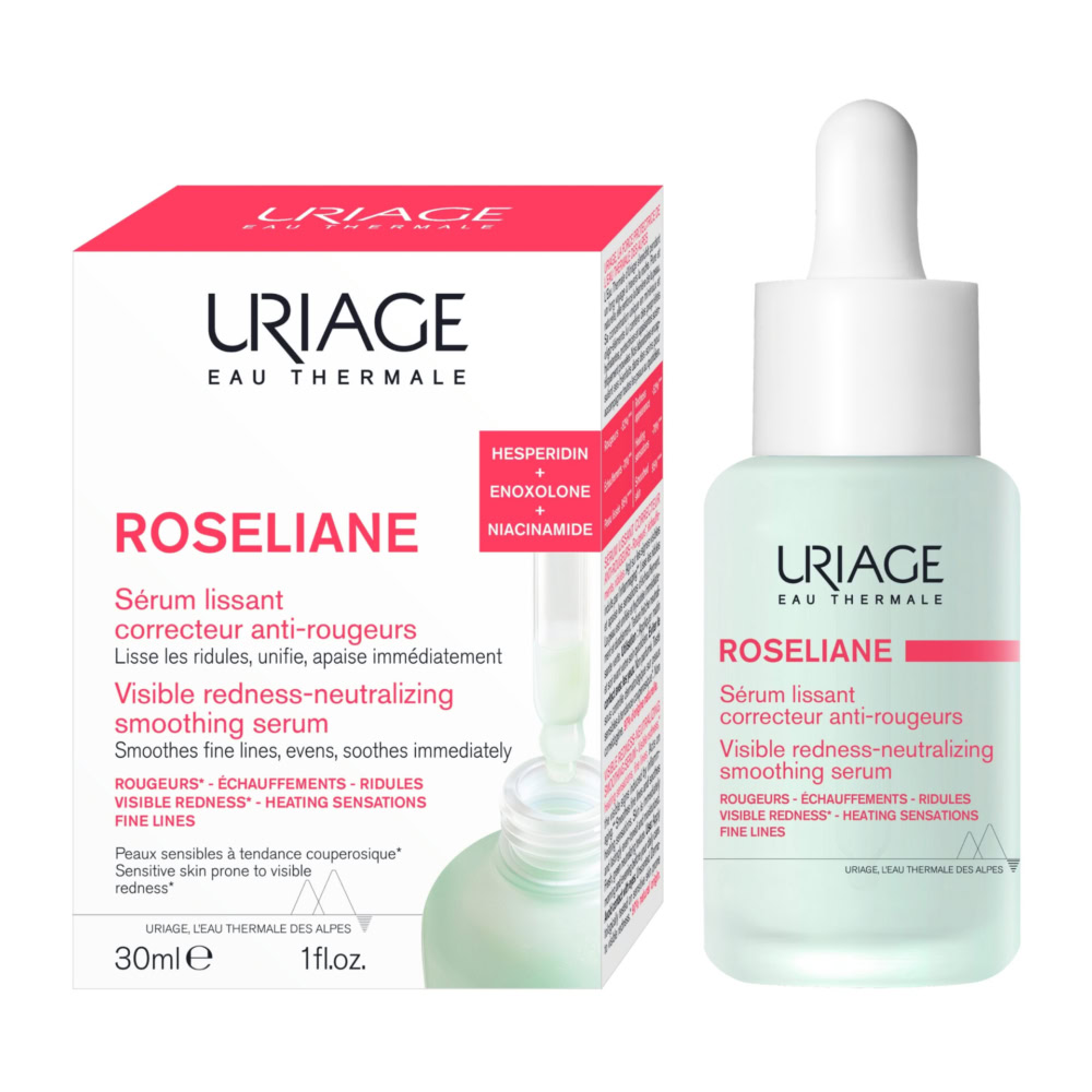 Uriage roséliane sérum lissant correcteur anti-rougeurs 30ml