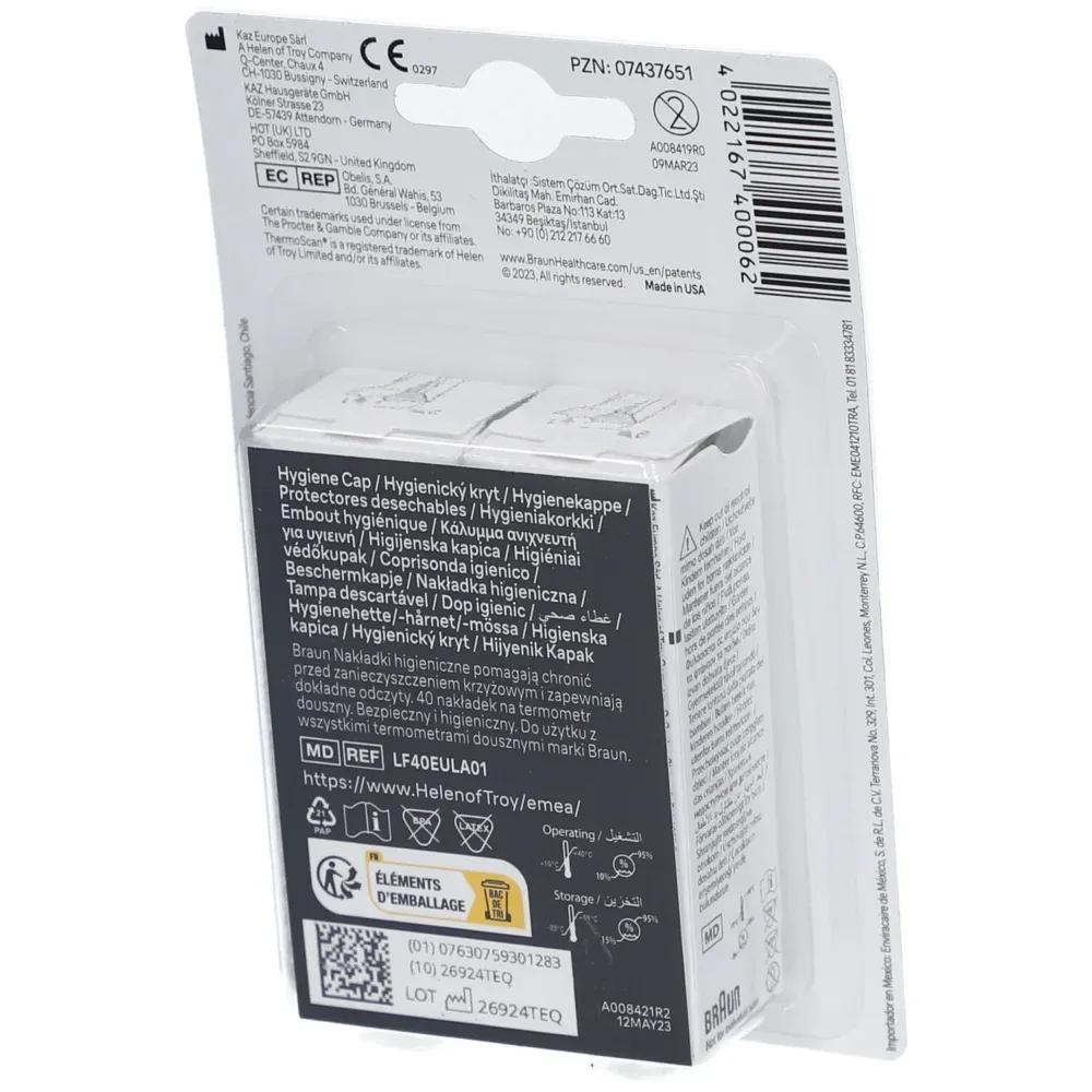 Braun 40 embouts pour thermoscan