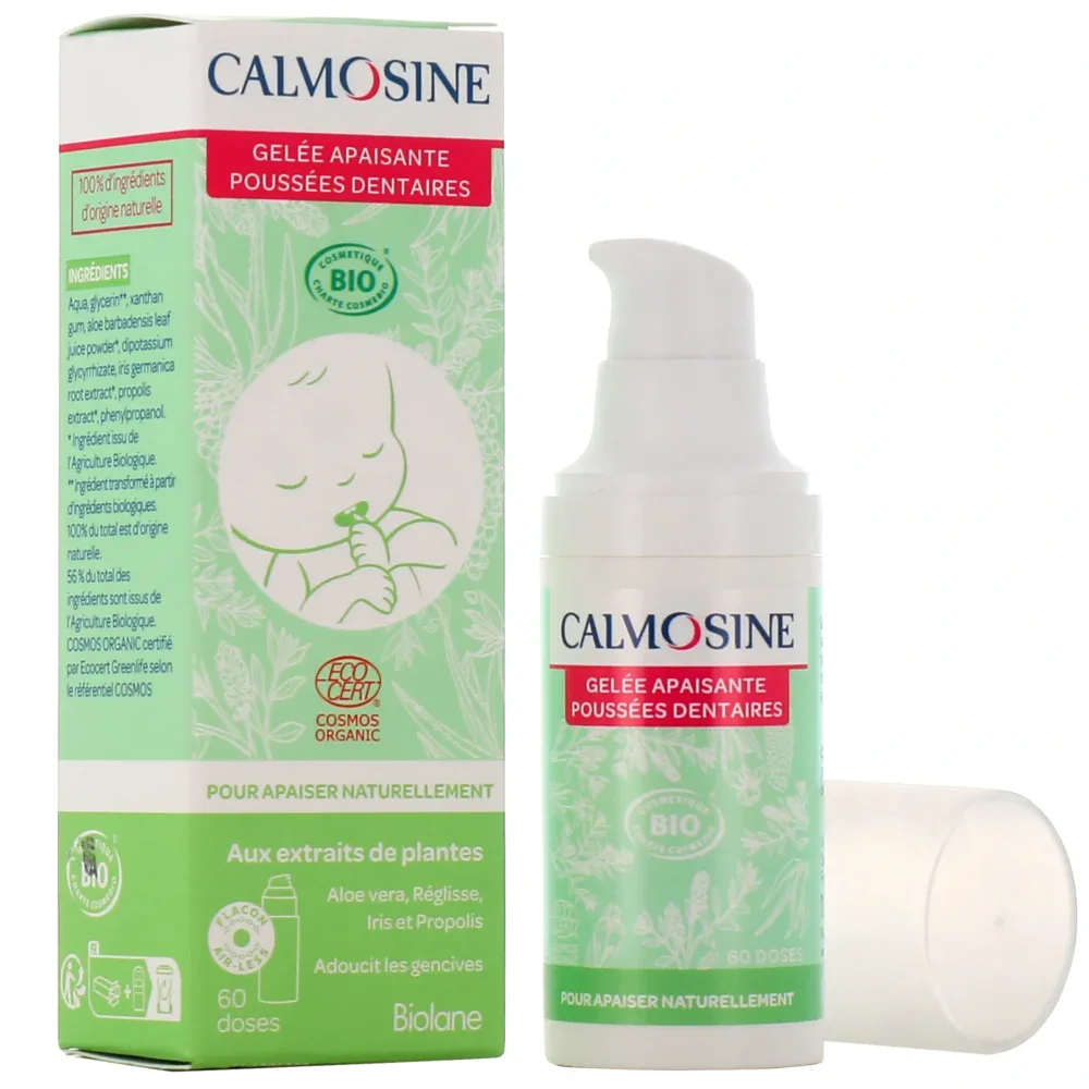Calmosine gelée apaisante poussées dentaires bio 15ml