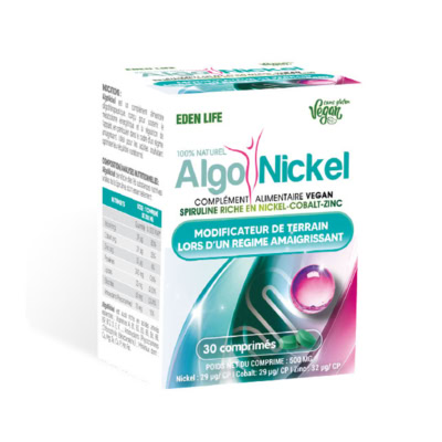 Edenlife Algo Nickel 30 Comprimés