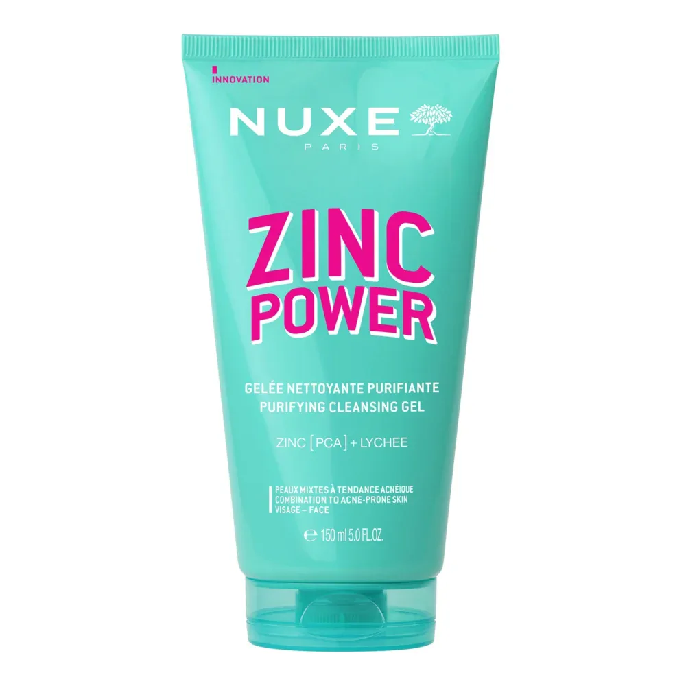 Nuxe zinc power gelée nettoyante purifiante 150ml