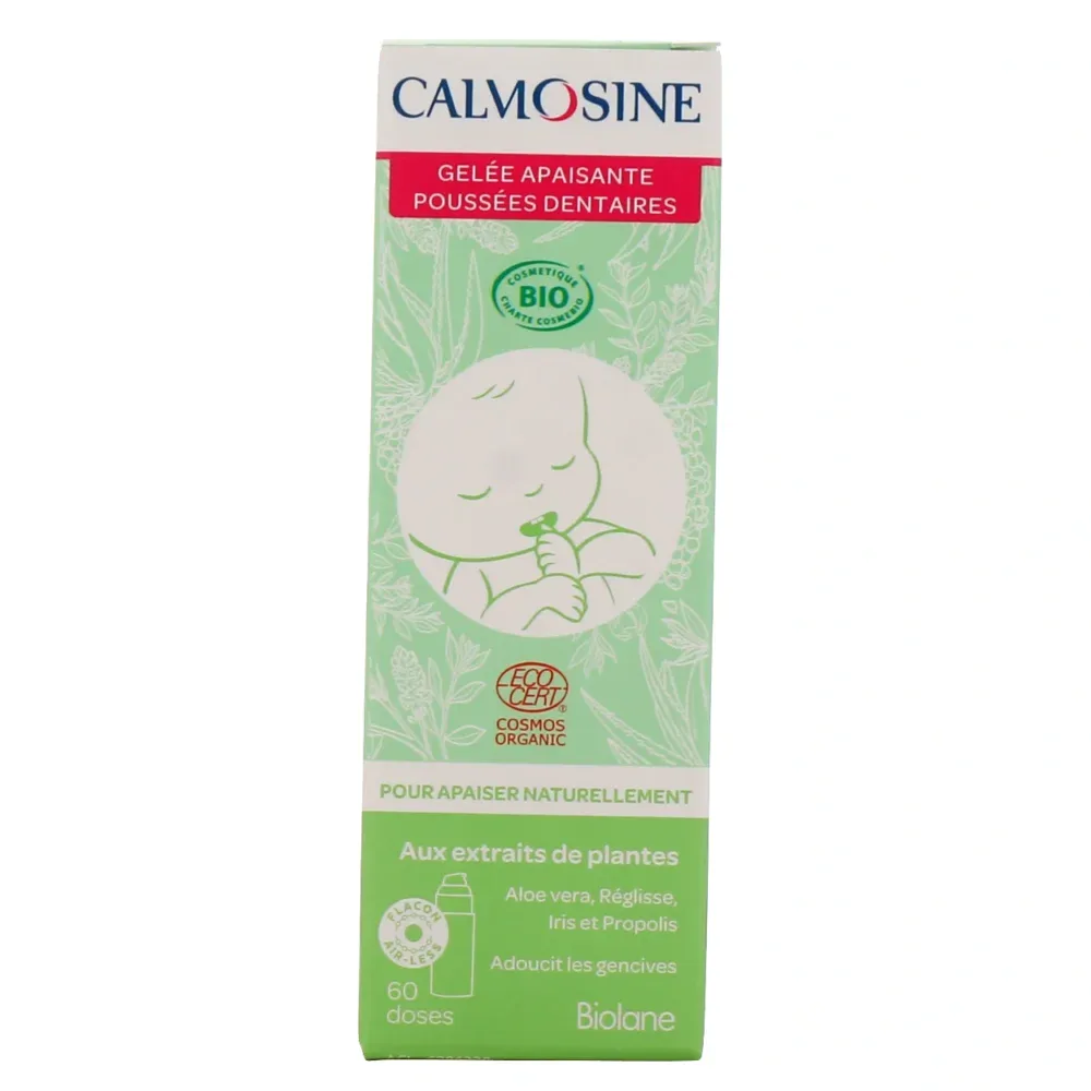 Calmosine gelée apaisante poussées dentaires bio 15ml