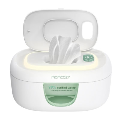 Momcozy Chauffe-Lingettes et Veilleuse Intégrée