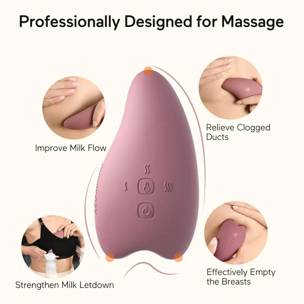 Momcozy masseur de lactation chauffant 2 en 1