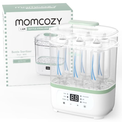 Momcozy Stérilisateur et Sécheur de Biberons 8-en-1