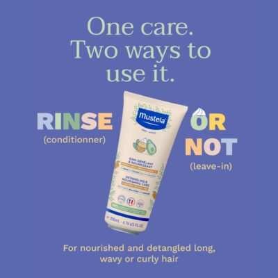 Mustela shampooing crème démêlant et nourrissant 200ml