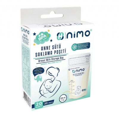 Nimo 20 Sachets de Conservation de Lait Maternel