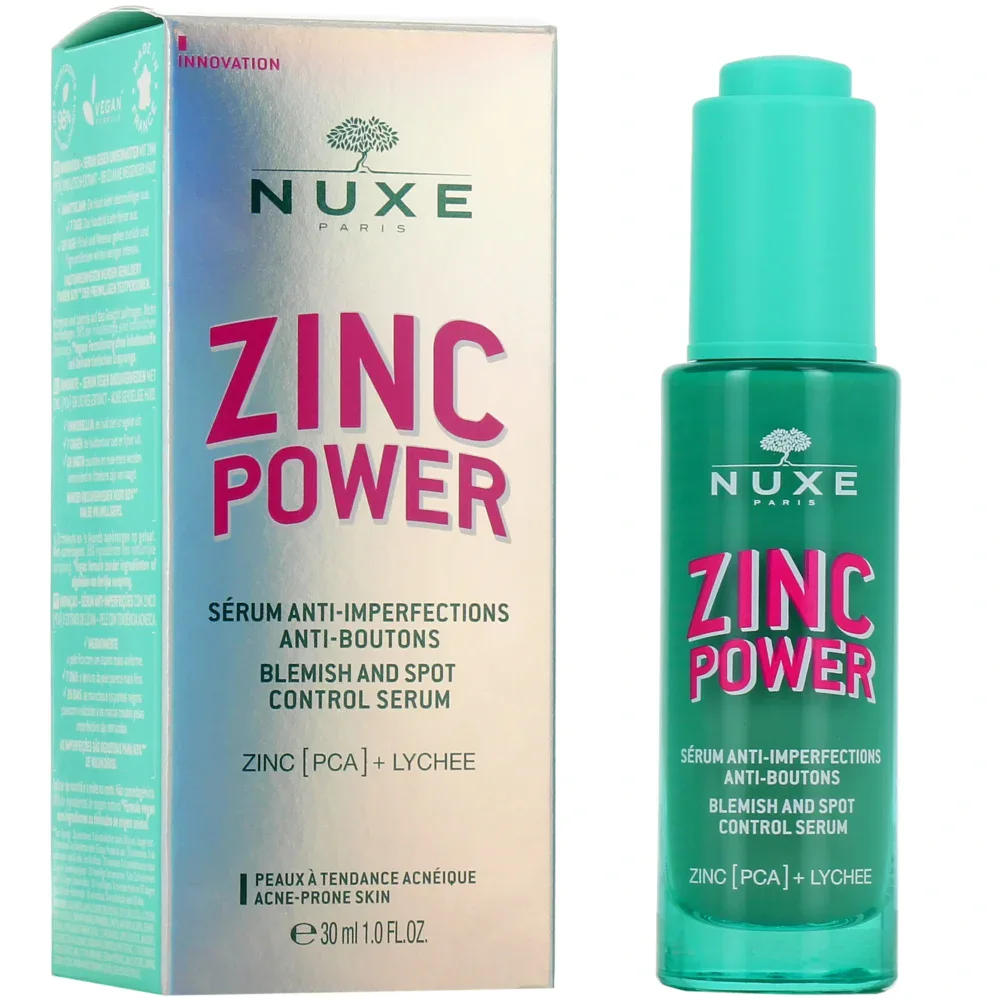 Nuxe zinc power sérum anti-imperfections anti-boutons 30ml