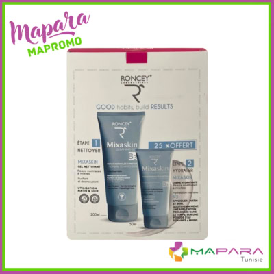 Roncey Coffret Octobre Rose Mixaskin Gel 200ml + Creme Hydratante 50ml (-25%)