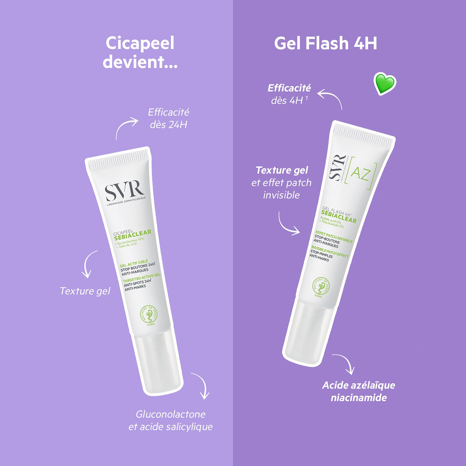 Svr sebiaclear gel flash 4h 15ml Svr sebiaclear gel flash 4h 15ml