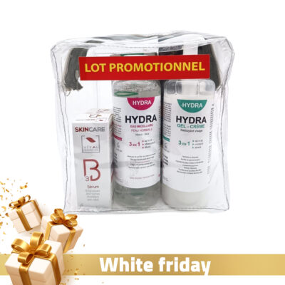 2 vital skincare sérum vitamine b3 20ml (1 gratuit) + phytofane huile d’argan + vital hydravera gel apaisant 90g (gratuit) + vital hydra eau micellaire peau normale 250ml + vital hydra gel crème nettoyant visage 225ml
