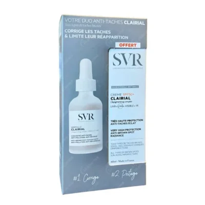 Svr anti-taches concentré clairial ampoule - 30ml + offert clairial crème spf50+ - 40ml