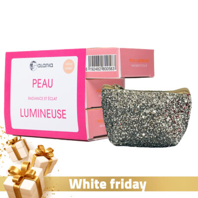 Alania Peau Lumineuse Radiance et Eclat 30 Gélules 3 boites 3eme offert + Trousse