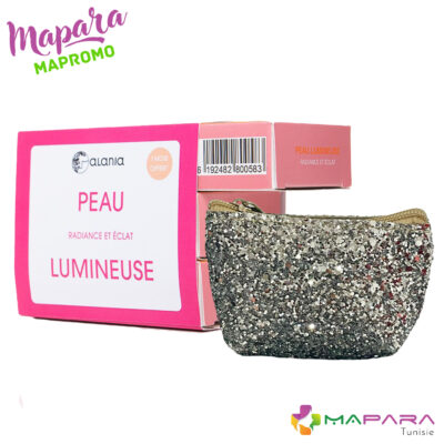 Alania peau lumineuse radiance et eclat 30 gélules 3 boites 3eme offert + trousse