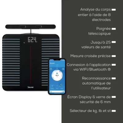 Beurer BF 990 WiFi Pèse Personne Impédancemètre
