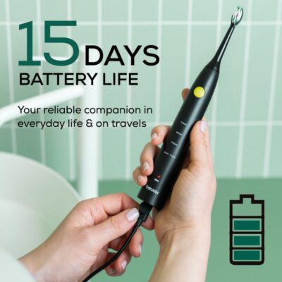 Beurer sc 30 jet black gp brosse a dents electrique