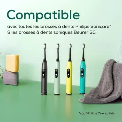 Beurer tête de brosse à dents sc premium protection plus gp 4 pièces