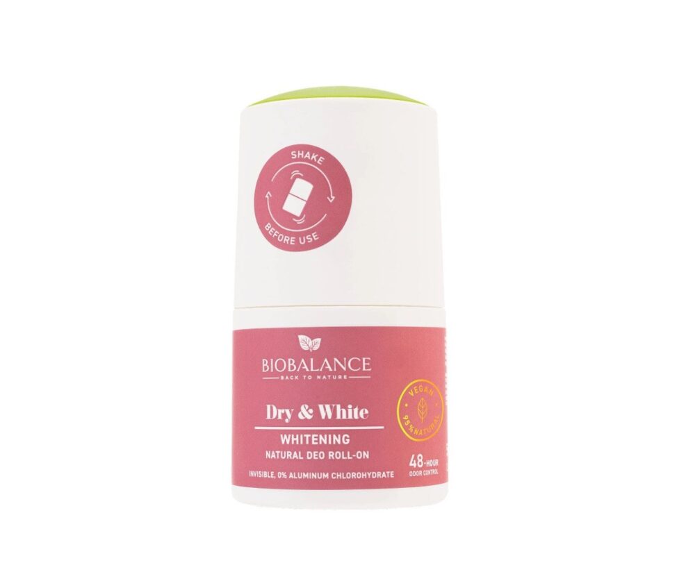 Biobalance dry & white roll on eclaircissant 48h 50ml