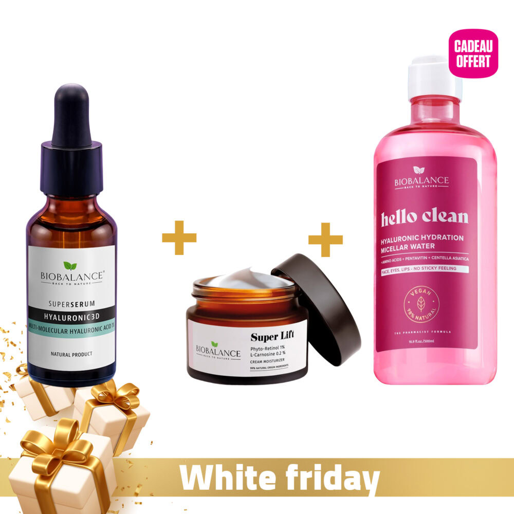 Biobalance hyaluronique 3d anti-âge, hydratation et nettoyage offert