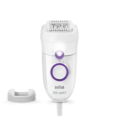 Braun Silk-épil 5 505 Power 28 pinces Violet, Blanc