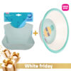 Canpol Babies Bavoir en Silicone Vert + Bol 250ml Offert