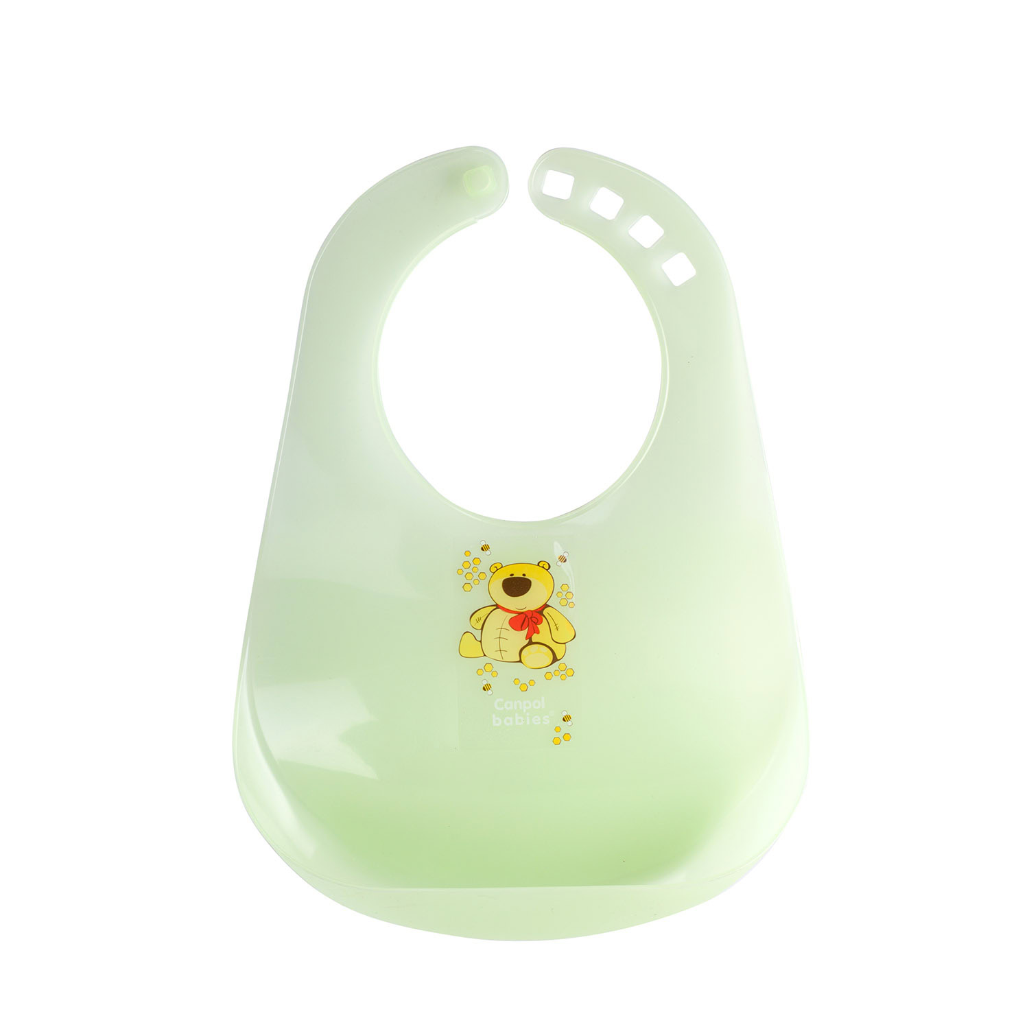 Canpol bavoir plastique avec poche happy animals 2/404 Canpol bavoir plastique avec poche happy animals 2/404