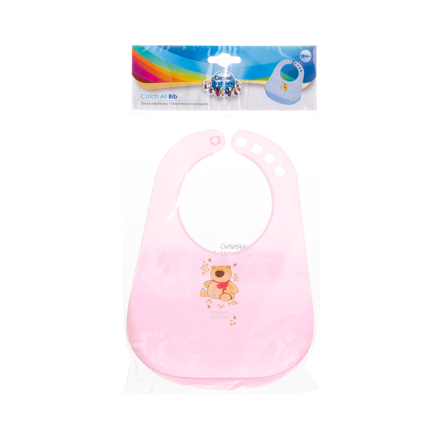 Canpol bavoir plastique avec poche happy animals 2/404 Canpol bavoir plastique avec poche happy animals 2/404