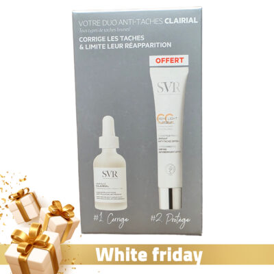 COFFRET CLAIRIAL (Ampoule Concentré Anti-Taches) + CC Crème LIGHT SPF50+ OFFERTE