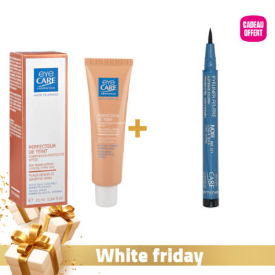 EYE CARE Fond de Teint Crème SPF25 Beige Clair 26g + EYE CARE Eyeliner Feutre Noir 0,8ml (offert)