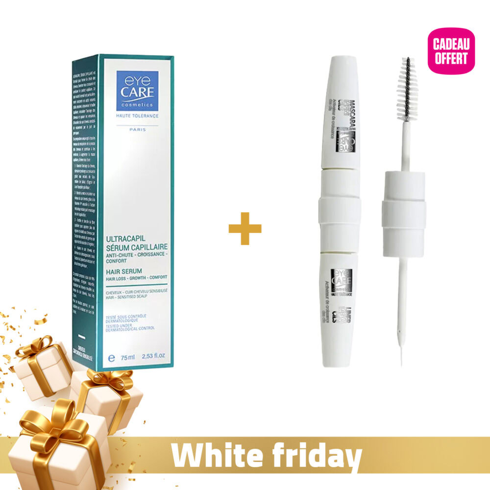 Eye care ultracapil sérum capillaire 75ml + infini cils mascara & liner 107 8g (offert)