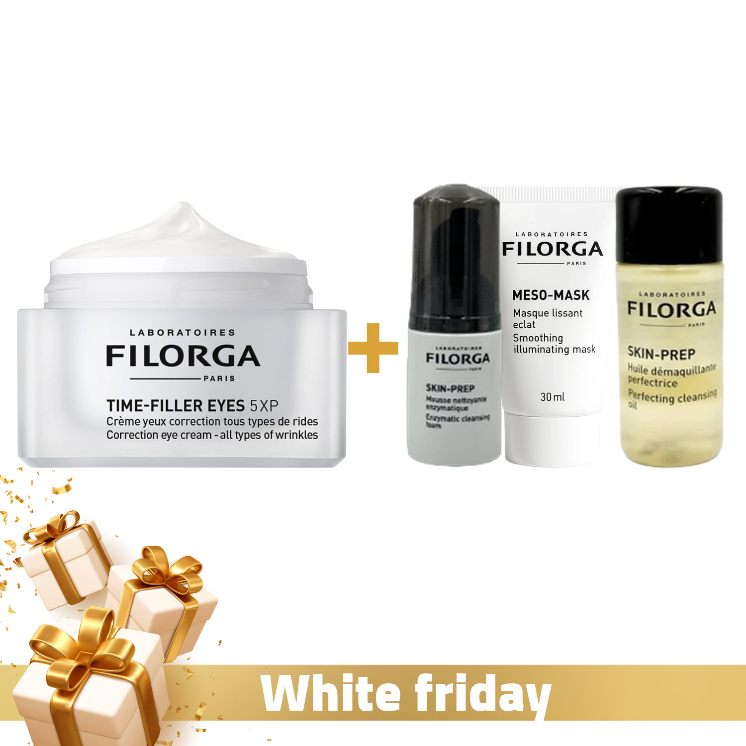 Filorga time-filler 5xp crème correction tous types de rides 50ml + 1 produit offert au choix